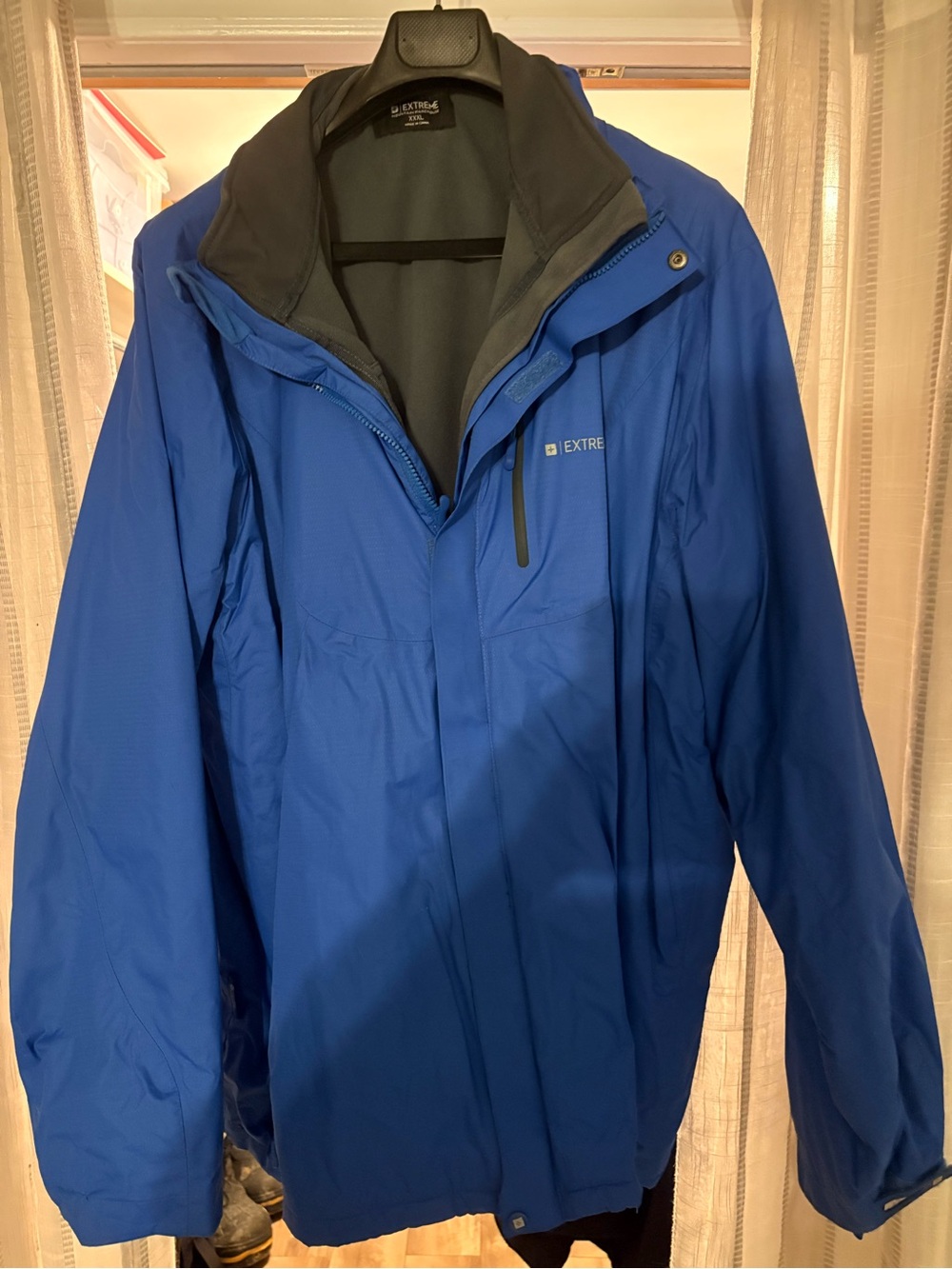 Blue Men's Waterproof Jacket